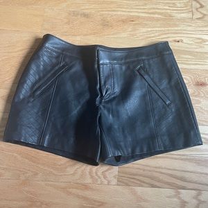 NWT Club Monaco Faux Leather shorts